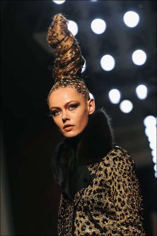 Leopard Print Hair for JPGaultier, Paris Couture Fashion Week.. - JujuChan